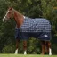 Saxon Defiant 600D Standard Neck 0g Turnout Rug - Navy Plaid